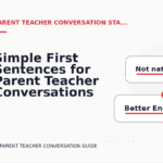 Simple First Sentences for Parent Teacher Conversations