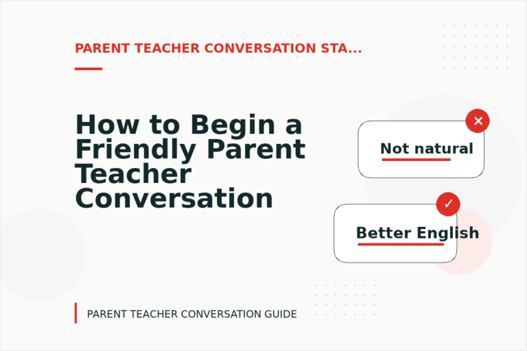 How to Begin a Friendly Parent Teacher Conversation How to Begin a Friendly Parent Teacher Conversation