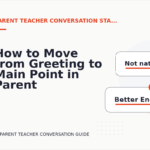 How to Move from Greeting to Main Point in Parent Teacher Conversation English