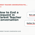 How to End a Request in Parent Teacher Conversation English