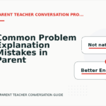 Common Problem Explanation Mistakes in Parent Teacher Conversation English