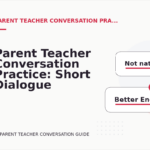 Parent Teacher Conversation Practice: Short Dialogue Examples