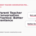 Parent Teacher Conversation Practice: Better Sentence Choices