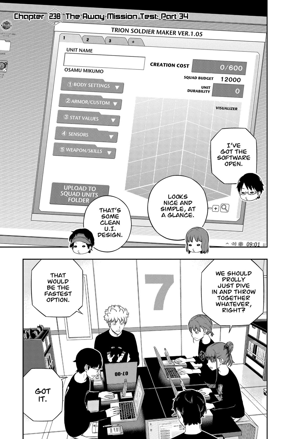 World Trigger Chapter 238 Page 1