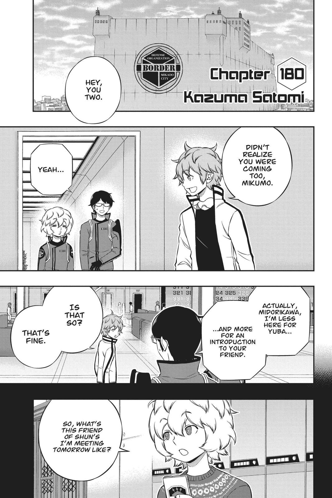 World Trigger Chapter 182 Page 1