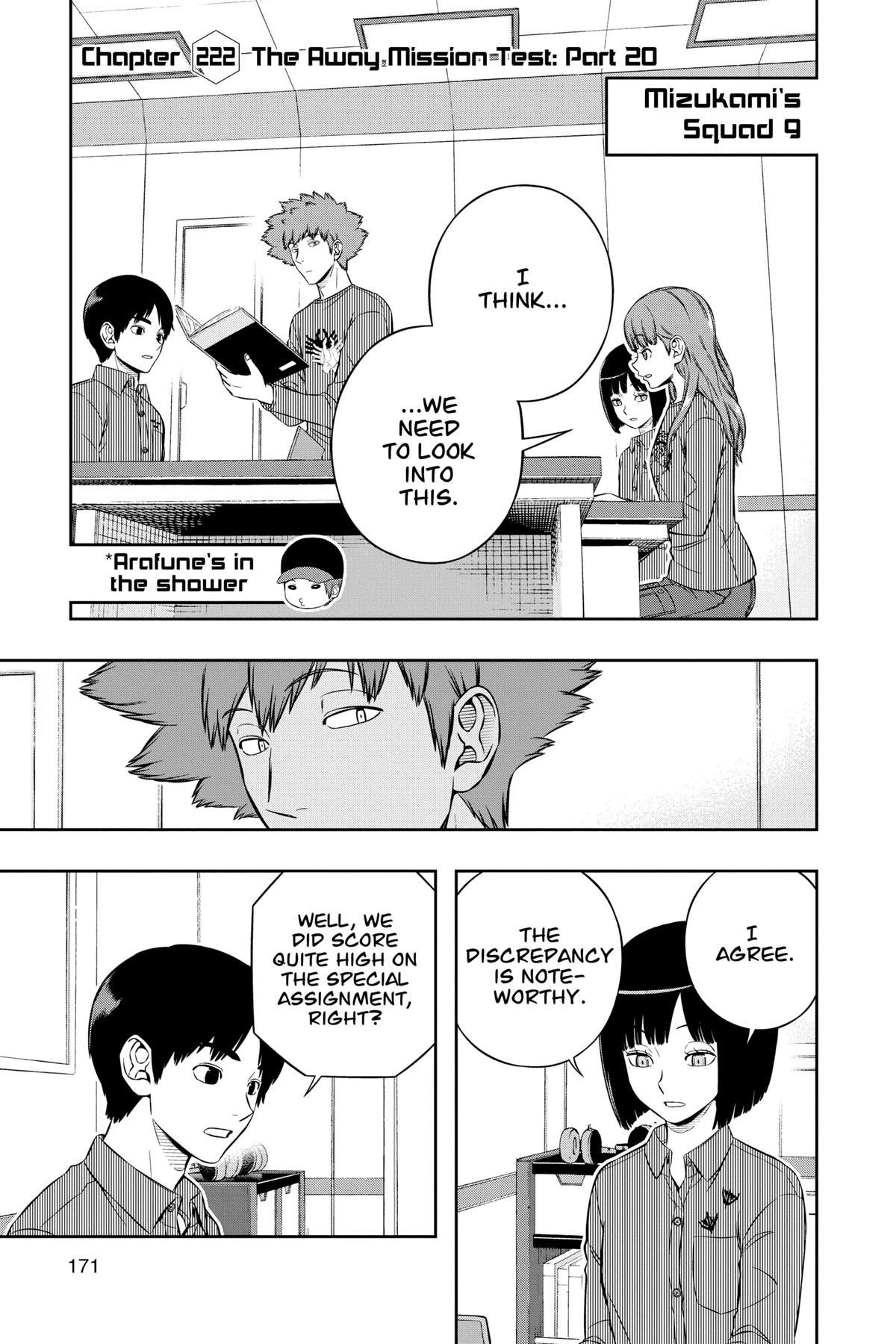 World Trigger Chapter 222 Page 1