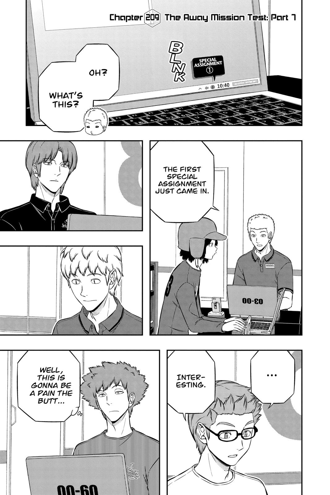 World Trigger Chapter 209 Page 1