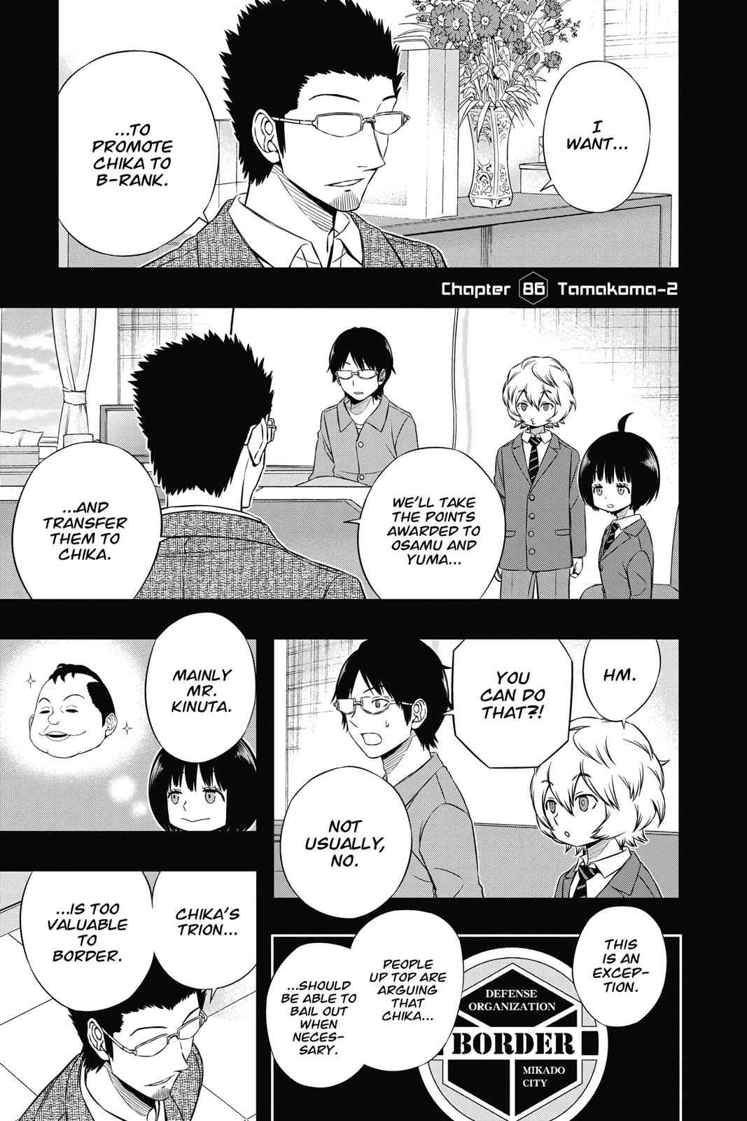 World Trigger Chapter 86 Page 1